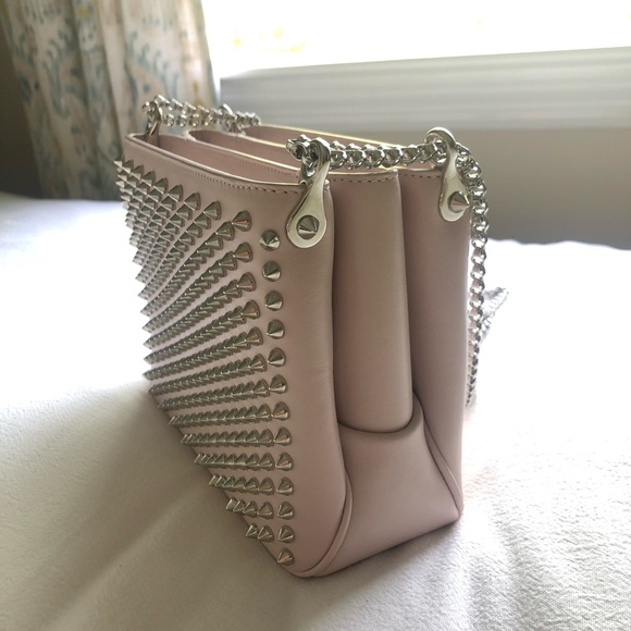 CHRISTIAN LOUBOUTIN Small Triloubi Spike Chain Bag - Picture 2 of 8